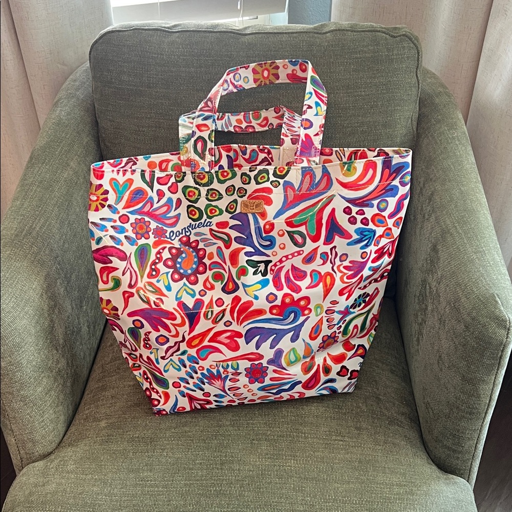 Consuela Multicolor Artistic Tote Bag